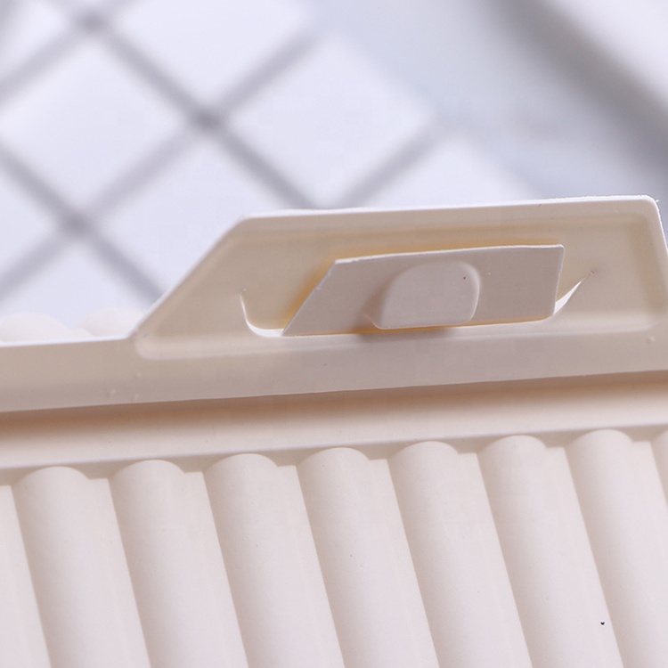 Mwelt Freundliche Fire Chicken Box 3 Fach 8 Zoll Clam Shell Einweg-Fast-Food-Behälter Zum Mitnehmen