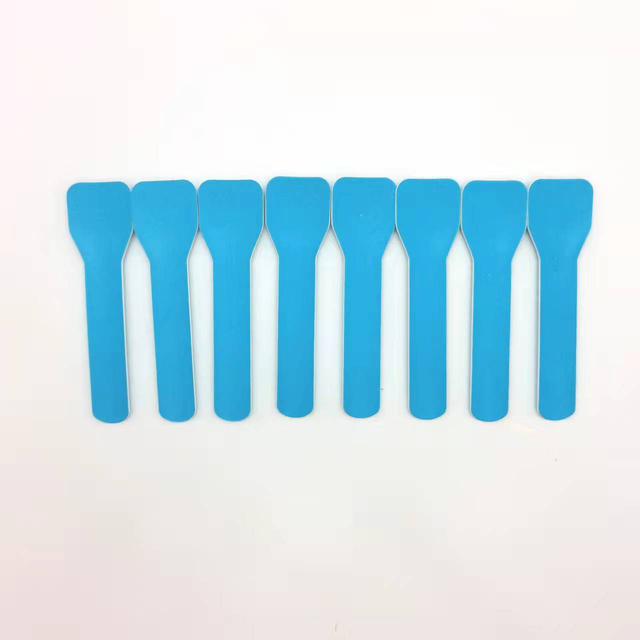 Einweg-Mini-Weiß papier löffel