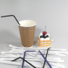 100% Biodegradable Pla Straw Disposable Drinking Straws Eco-Friendly Individual Packing 6mm 8mm Diameter for Bar Parties Camping