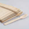 Whole Wooden Cutlery Set Knife Spoon Fork OEM Bulk Packing Disposable Flatware Sets for Hotels Restaurants Camping