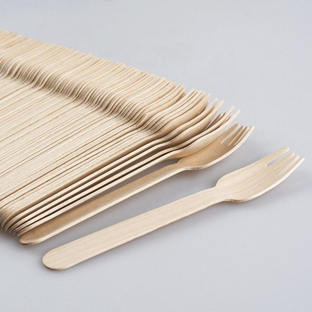 Whole Wooden Cutlery Set Knife Spoon Fork OEM Bulk Packing Disposable Flatware Sets for Hotels Restaurants Camping