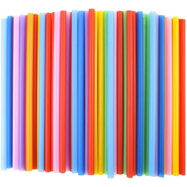 Biodegradable Colored Disposable Pla Large Smoothie Straws 10.3 Inches extra Long Straw Disposable Milkshake Straws