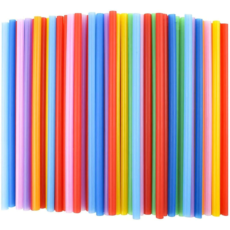 Biodegradable Colored Disposable Pla Large Smoothie Straws 10.3 Inches extra Long Straw Disposable Milkshake Straws