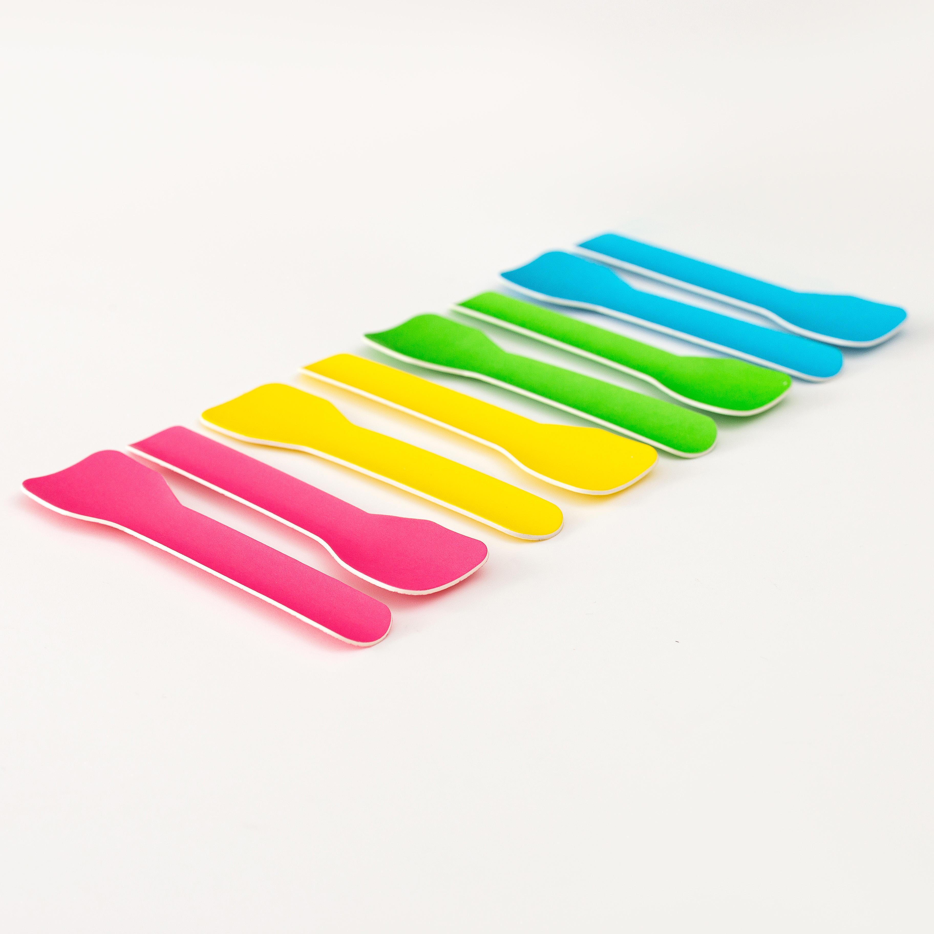 Disposable Custom Printed Food Grade Scoop Paper Pulp Biodegradable Yogurt and Dessert Ice Cream Paper Spoon