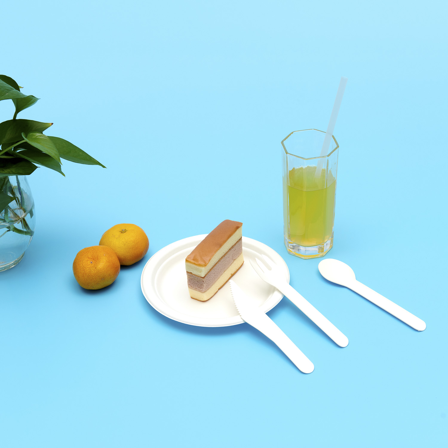 Wholesale Biodegradable Paper Spoon Eco-friendly Disposable Paper Spoon Disposable 6.2 Inch Spoon