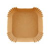 Rectangles Shape Non-Stick Air Fryer Paper Liners Oil-Proof and Water-Resistant Paper for Air Frying and Baking