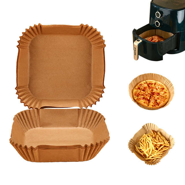  Non-stick Eco Friendly 50pcs air Fryer Disposable Liners Paper Round Bowl
