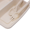 Wholesale Compostable Biodegradable Disposable Bagasse Sugarcane Pulp Cutlery Knife Fork Spoon