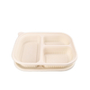 Corn Starch Box Take Out Container Food Box Lunch Box Cornstarch with 4 Compartments Food Packing to Go