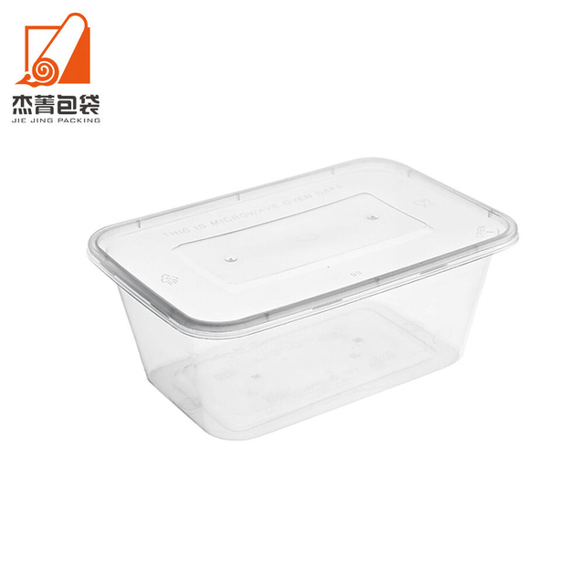Disposable 1000Ml Lunch Box With Cover Eco-Friendly Leak-Proof Durable for Food Storage Takeout