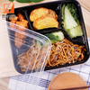 Food Container 4 Compartment Hot Food Disposable Takeaway Containers for Fast Food