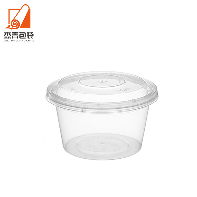 Factory Direct Sale Custom Logo Transparent Clear Deli Food Soup Plastic Container With Lid