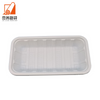 Factory Biodegradable disposable fresh fruit tray rectangular plastic food packaging Corn Starch Blister disposable