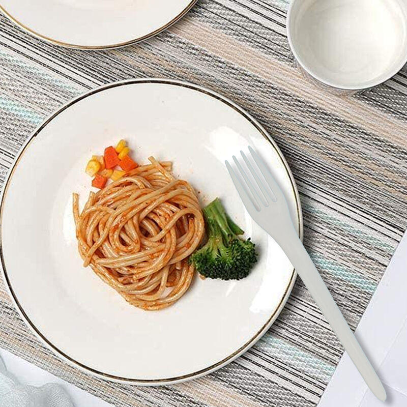 Durable Wholesales Eco Friendly Compostable Biodegradable Disposable Party Cutlery Fork
