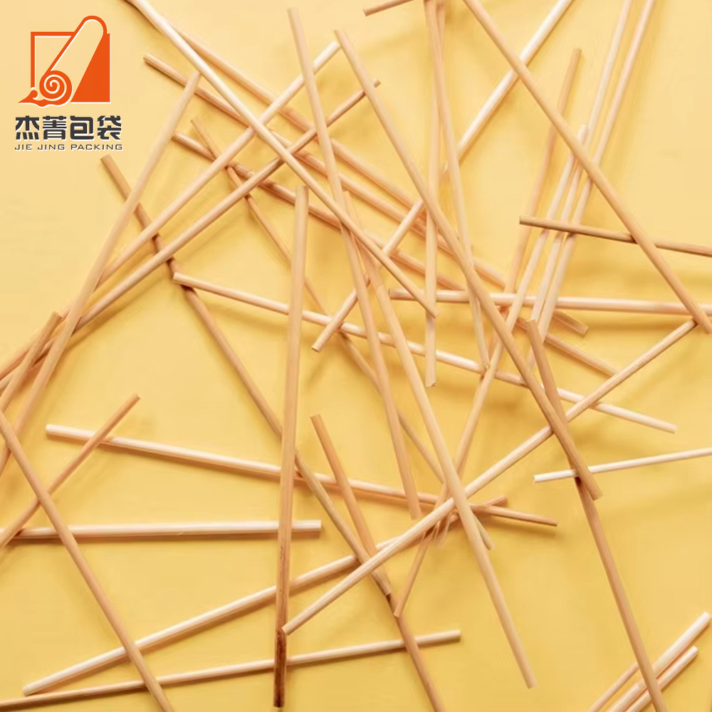 Natural Wheat Compostable Biodegradable Disposable Drinking Straws Unbreakable