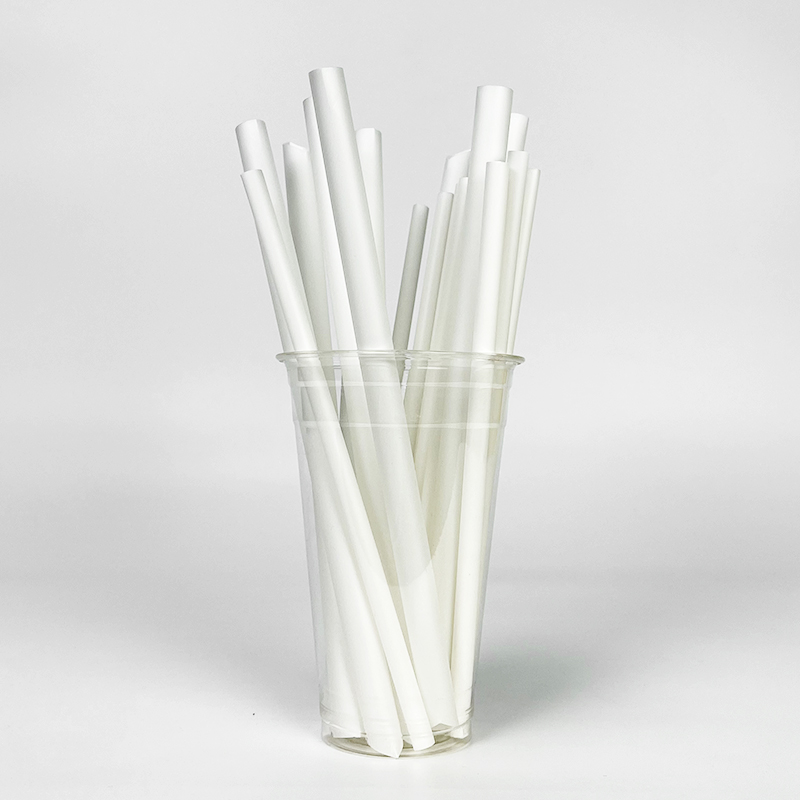 Bulk Wholesale 100% Biodegradable Disposable Drinking Straw PLA Straight Bendable Individual Wrapped Straws for Bar Accessories