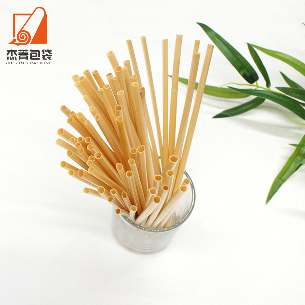 Factory sale Customized straw drinking eco friendly wheat straws with design
