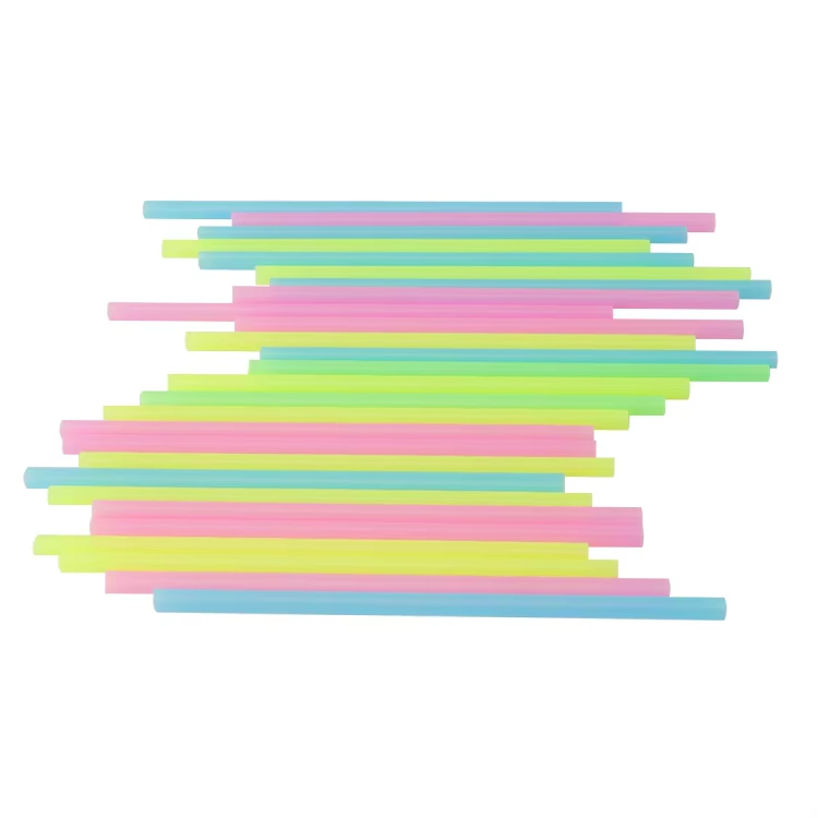 Biodegradable Drinking Straws 100% Compostable Flexible Plant Based Paper Straw For Birthday Or Party