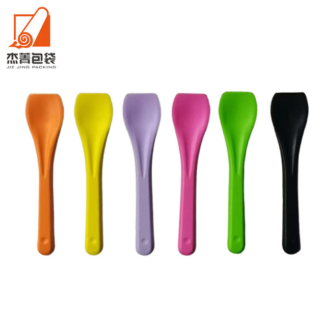 Environmentally friendly materials degradable disposable paper tableware Ice Cream spoon and dessert spoon Cutlery