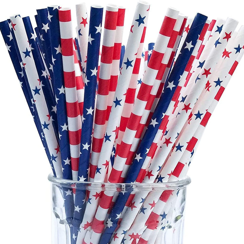 Custom straw sizes Paper straw Drink straw Disposable kraft paper straw Biodegradable paper straw