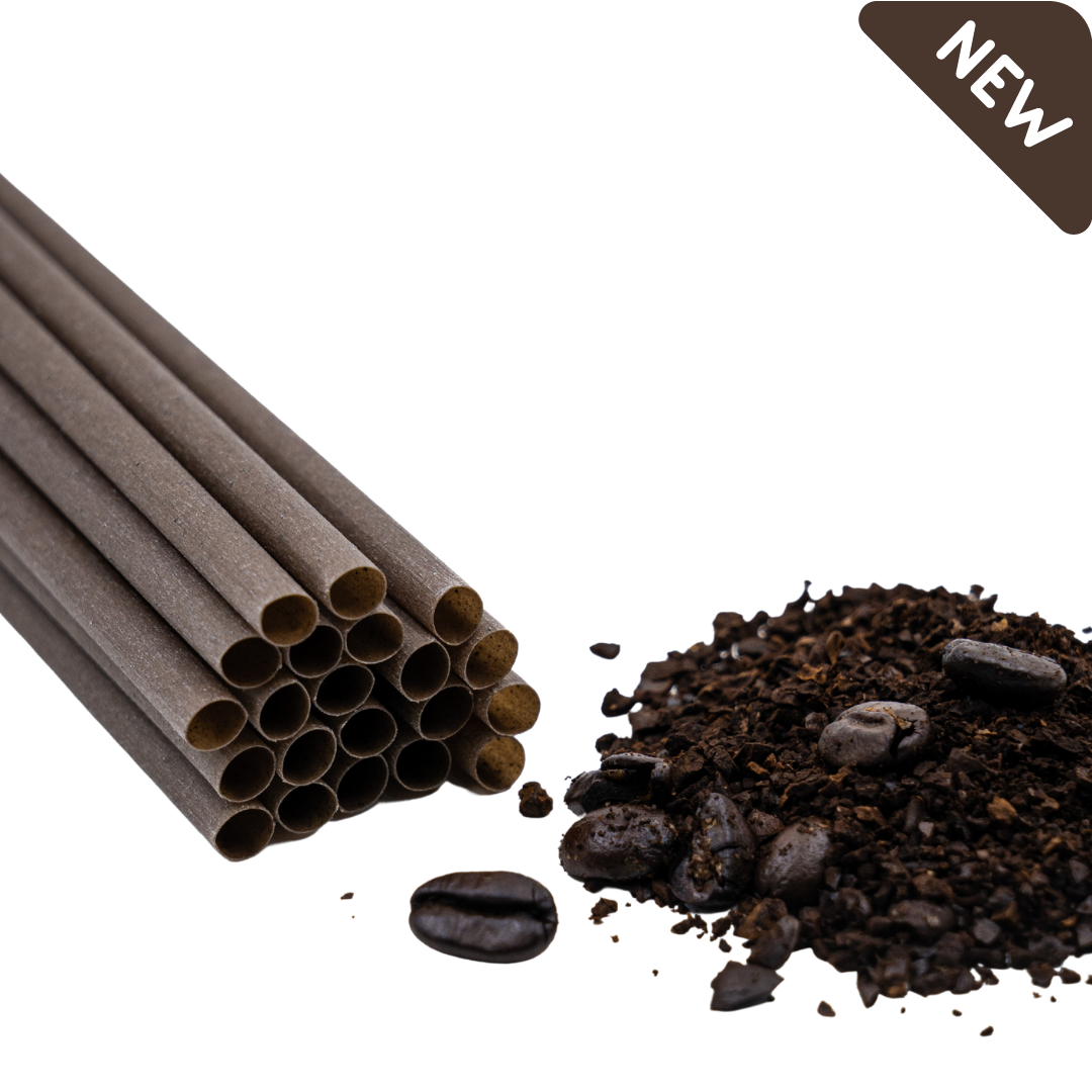 Compostable PLA Straw Coffee Grounds Drinking for Beverages Party Use Milk Tea High Temperature Resistant Independent Packaging