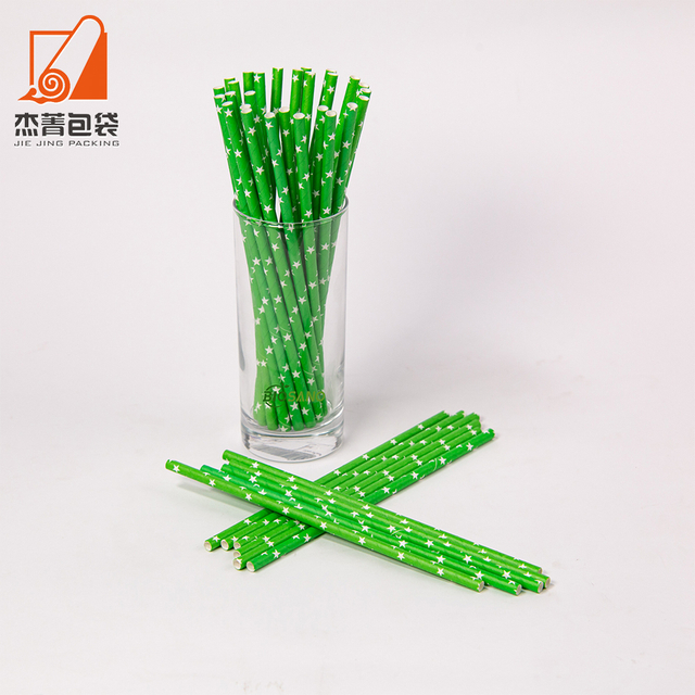 Factory price Drink straw 100% biodegradable straw Beverage paper straw Colored striped straw