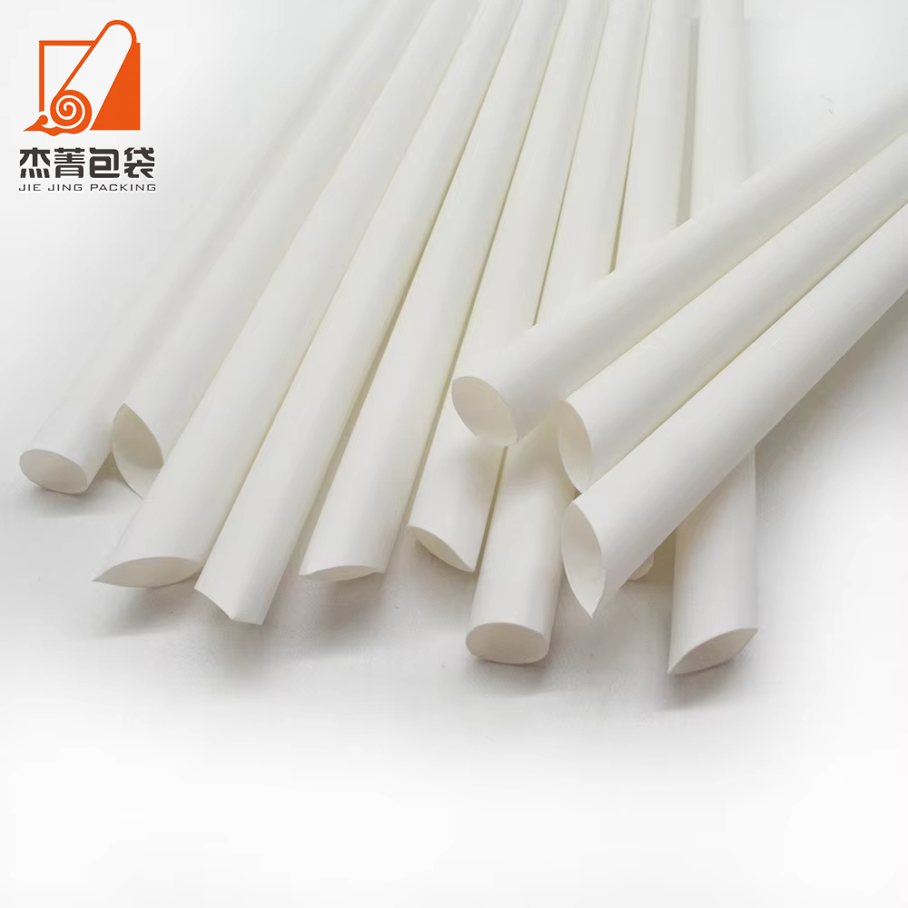 Single Packaging Custom Logo Biodegradable Disposable PLA Drinking Straw Food Grade PLA Straw