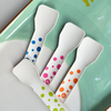 Eco friendly cheap dessert ice cream paper spoon disposable cutlery with custom