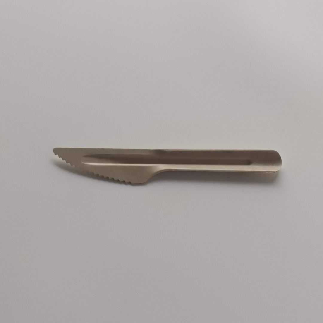 Natural Compostable Paper Spoon Cutlery Utensil Sets Biodegradable Disposable 