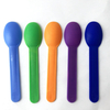 Custom disposable ice cream frozen yogurt dessert scoop biodegradable multi-color plastic