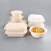 Corn Starch Bento Box Compartment Eco Friendly Packaging Disposable Biodegradable Cornstarch Food Container