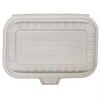 Bio-Based 6.5 Inch Takeaway Biodegradable Cornstarch Catering Lunch Food To Go Box Container Disposable Food Takeaway Packaging