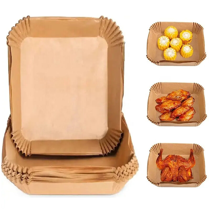 Air Fryer Disposable Paper Liners Non-Stick Oil-Proof Air Fryer Pad Paper