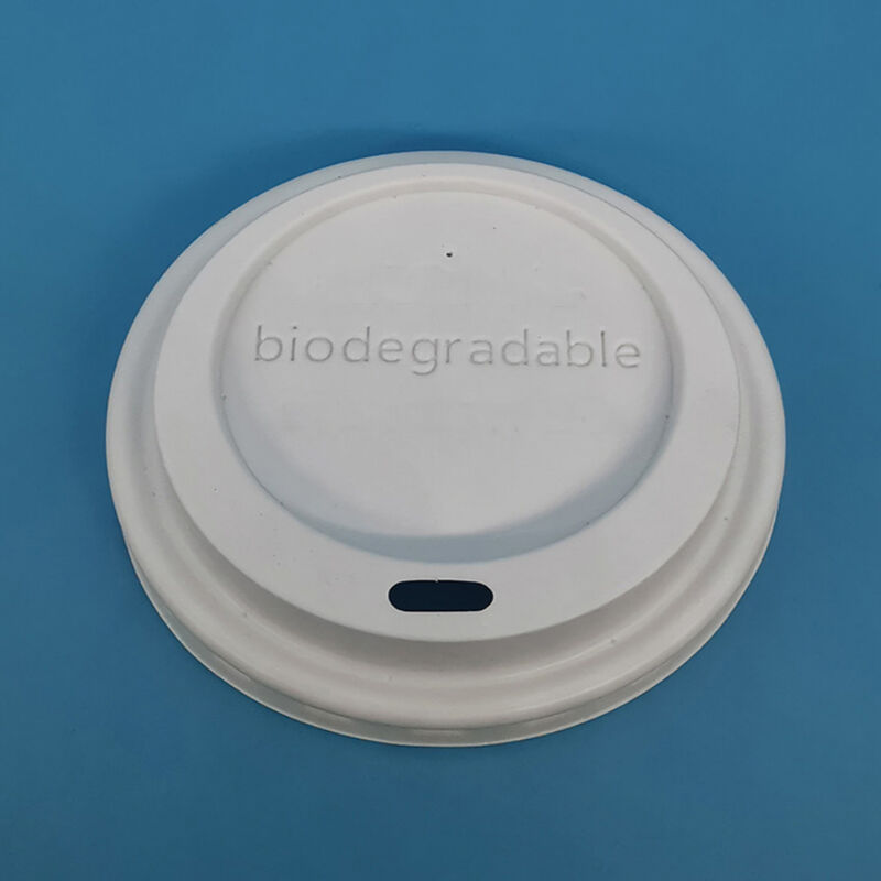 Food grade biodegradable corn starch disposable cup lid Eco-friendly coffee lid