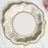 Professional service provider Custom Vintage Flower Disposable Party Dessert Cake Plates