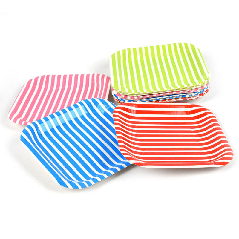OEM ECO friendly printing disposable paper plate for birthday party decorative