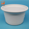 High quality 300ml white biodegradable corn starch disposable soup food paper round cup