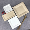 Self-marketing Paper plate Dining room dinner biodegradable plate Disposable paper plate