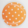Supplier's promotional price Disposable paper plate Environmentally friendly wave point printing disposable paper plate