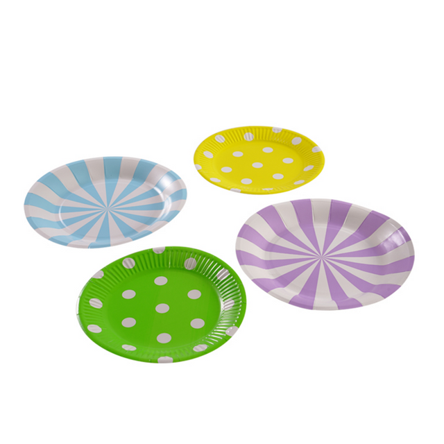 Factory sale Cake plates Paper plates customized printed disposable party plates cake box