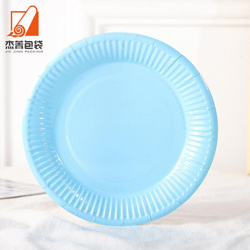 Eco-friendly Biodegradable Paper plates Decorating paper plates for disposable birthday parties
