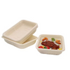 150ml Biodegradable Eco friendly White Cornstarch Compostable Storage Food Tray