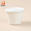 Hot sale 5.5 oz corn starch sauce cup Biodegradable disposable 180ml soup bowl takeout cornstarch paper soup cup