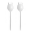 Custom Accepted Wholesale Eco Friendly Biodegradable Cutlery Disposable Cornstarch Spoon Spork