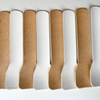Eco friendly cheap dessert ice cream paper spoon disposable cutlery with custom logo