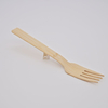 100% eco friendly 150mm disposable wooden bamboo knife spoon fork tableware set