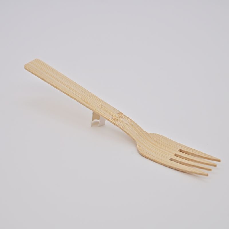 100% eco friendly 150mm disposable wooden bamboo knife spoon fork tableware set