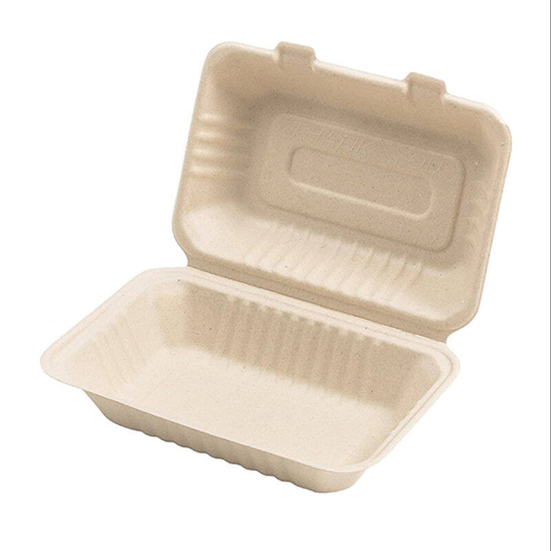 Factory sale Paper plate Clamshell burger box disposable eco-friendly paper tableware Disposable food containers