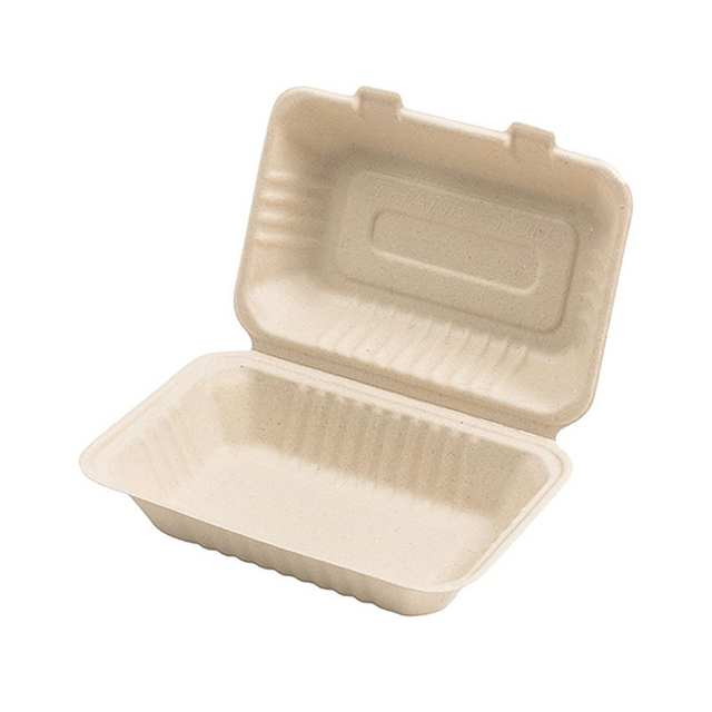 Wholesale Paper plate Clamshell burger box disposable eco-friendly paper tableware