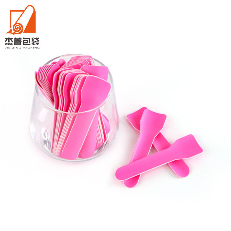 Biodegradable Paper Tableware Set: Sustainable Cake Dessert Spoons, and Ice Cream Spoons